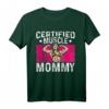 Certified Muscle Mommy Bodybuilder Muttertag Gym T-Shirt – Sportbekleidung für Frauen, Fitnessstudio & Krafttraining