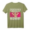 Certified Muscle Mommy Bodybuilder Muttertag Gym T-Shirt – Sportbekleidung für Frauen, Fitnessstudio & Krafttraining