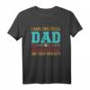 Stiefvater Papa Vater Spruch T-Shirt – Für Väter, Bonusdads & Eltern mit Liebe, klassisch geschnitten, doppelt genäht