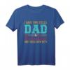 Stiefvater Papa Vater Spruch T-Shirt – Für Väter, Bonusdads & Eltern mit Liebe, klassisch geschnitten, doppelt genäht