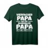 Vierfacher Papa T-Shirt – Cooles Vatertagsgeschenk für Väter, Bonuspapa und Stiefväter