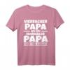 Vierfacher Papa T-Shirt – Cooles Vatertagsgeschenk für Väter, Bonuspapa und Stiefväter