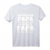 Vierfacher Papa T-Shirt – Cooles Vatertagsgeschenk für Väter, Bonuspapa und Stiefväter