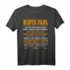 Bonus Papa T-Shirt – Persönliches Geschenk mit emotionaler Botschaft für Vatertag, Geburtstag, Weihnachten & Ostern