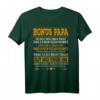 Bonus Papa T-Shirt – Persönliches Geschenk mit emotionaler Botschaft für Vatertag, Geburtstag, Weihnachten & Ostern