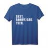 Bester Bonus Papa T-Shirt – Persönliches Geschenk für Stiefvater, Bonus Papa & Vatertag mit klassischem Schnitt