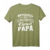 Offiziell der weltbeste Bonus Papa T-Shirt – Geschenk zum Geburtstag, Weihnachten & Vatertag für Stiefvater, Bonuspapa & Patchworkfamilie
