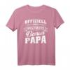 Offiziell der weltbeste Bonus Papa T-Shirt – Geschenk zum Geburtstag, Weihnachten & Vatertag für Stiefvater, Bonuspapa & Patchworkfamilie