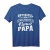 Offiziell der weltbeste Bonus Papa T-Shirt – Geschenk zum Geburtstag, Weihnachten & Vatertag für Stiefvater, Bonuspapa & Patchworkfamilie