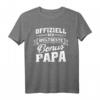 Offiziell der weltbeste Bonus Papa T-Shirt – Geschenk zum Geburtstag, Weihnachten & Vatertag für Stiefvater, Bonuspapa & Patchworkfamilie
