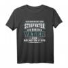 Herren T-Shirt Stiefvater - Lustiges Bonus Papa Geschenk mit Spruch für Weihnachten & Geburtstag