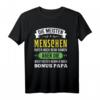 Herren Bonus Papa T-Shirt - Das perfekte Geschenk für Stiefpapa, Stiefsohn & Patchworkfamilie zum Geburtstag, Weihnachten & Vatertag