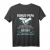 Vatertag Shirt Herren – Persönliches Geschenk für den besten Papa vom Sohn, Tochter oder Ehefrau, ideal für Geburtstag, Weihnachten oder den ersten Vatertag