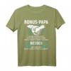Vatertag Shirt Herren – Persönliches Geschenk für den besten Papa vom Sohn, Tochter oder Ehefrau, ideal für Geburtstag, Weihnachten oder den ersten Vatertag