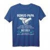 Vatertag Shirt Herren – Persönliches Geschenk für den besten Papa vom Sohn, Tochter oder Ehefrau, ideal für Geburtstag, Weihnachten oder den ersten Vatertag