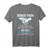 Vatertag Shirt Herren – Persönliches Geschenk für den besten Papa vom Sohn, Tochter oder Ehefrau, ideal für Geburtstag, Weihnachten oder den ersten Vatertag