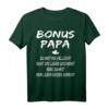 Bonus Papa Du Hast Mein Leben T-Shirt – Emotionales Vatertagsgeschenk für Bonusväter & Geburtstagsidee mit Spruch