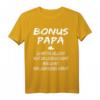 Bonus Papa Du Hast Mein Leben T-Shirt – Emotionales Vatertagsgeschenk für Bonusväter & Geburtstagsidee mit Spruch