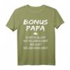 Bonus Papa Du Hast Mein Leben T-Shirt – Emotionales Vatertagsgeschenk für Bonusväter & Geburtstagsidee mit Spruch