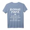 Bonus Papa Du Hast Mein Leben T-Shirt – Emotionales Vatertagsgeschenk für Bonusväter & Geburtstagsidee mit Spruch