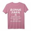 Bonus Papa Du Hast Mein Leben T-Shirt – Emotionales Vatertagsgeschenk für Bonusväter & Geburtstagsidee mit Spruch