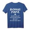 Bonus Papa Du Hast Mein Leben T-Shirt – Emotionales Vatertagsgeschenk für Bonusväter & Geburtstagsidee mit Spruch