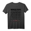 Herren Bonus Papa Stiefvater Leben besser gemacht Geschenk T-Shirt - Perfektes Dankeschön für besondere Anlässe