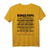 Herren Bonus Papa Stiefvater Leben besser gemacht Geschenk T-Shirt - Perfektes Dankeschön für besondere Anlässe