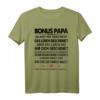 Herren Bonus Papa Stiefvater Leben besser gemacht Geschenk T-Shirt - Perfektes Dankeschön für besondere Anlässe