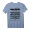 Herren Bonus Papa Stiefvater Leben besser gemacht Geschenk T-Shirt - Perfektes Dankeschön für besondere Anlässe