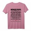 Herren Bonus Papa Stiefvater Leben besser gemacht Geschenk T-Shirt - Perfektes Dankeschön für besondere Anlässe