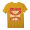Herren Bonuspapa Stiefvater Geschenk T-Shirt - Persönliches Dankeschön für Weihnachten & Geburtstag