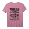 Bonuspapa Bester Stiefpapa Stiefvater T-Shirt mit Spruch – Lustiges Geschenk für Vatertag, Geburtstag & Weihnachten