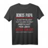 Herren Bonus Papa T-Shirt – Geschenk für Stiefvater, Stolzen Bonus Papa, Perfekt für besondere Anlässe