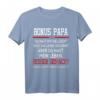 Herren Bonus Papa T-Shirt – Geschenk für Stiefvater, Stolzen Bonus Papa, Perfekt für besondere Anlässe
