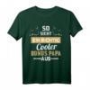 Lustiges Bonus Papa T-Shirt Geschenk - Stiefvater T-Shirt mit Spruch 'So sieht ein richtig cooler bonus Papa aus' für Familiengeschenke