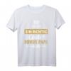 Lustiges Bonus Papa T-Shirt Geschenk - Stiefvater T-Shirt mit Spruch 'So sieht ein richtig cooler bonus Papa aus' für Familiengeschenke