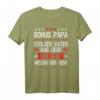 Lustiges Bonuspapa T-Shirt - Stolzer Stiefvater Vatertagsspruch für den Männertag & Familiengeschenk