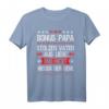 Lustiges Bonuspapa T-Shirt - Stolzer Stiefvater Vatertagsspruch für den Männertag & Familiengeschenk