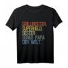 Bonuspapa T-Shirt - Bester Bonus Papa der Welt mit Spruch für Vatertag & Geburtstag
