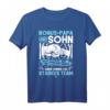 Bonus-Papa und Sohn Partnerlook Shirt - Vatertag Geschenk für Bonus-Väter und ihre Söhne, ideales Familiengeschenk