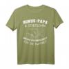 Bonus Papa Stiefsohn Geschenk T-Shirt – Lustiges Outfit für Bonusvater, Stiefvater & Vatertag Geschenkidee für den zweiten Vater