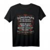Bonus Papa Geschenk - Bester Stiefpapa Vintage T-Shirt mit Spruch für Geburtstag, Weihnachten & Vatertag