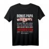 Bonus Papa T-Shirt - Du hast mir vielleicht nicht das Leben geschenkt - Lustiges Weihnachtsgeschenk für Stepdad & Familienmitglied