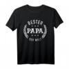 Bester Papa der Welt T-Shirt – Perfektes Vatertagsgeschenk für Stiefvater, Bonus Papa und Vater von Tochter oder Sohn
