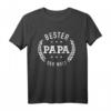 Bester Papa der Welt T-Shirt – Perfektes Vatertagsgeschenk für Stiefvater, Bonus Papa und Vater von Tochter oder Sohn