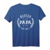 Bester Papa der Welt T-Shirt – Perfektes Vatertagsgeschenk für Stiefvater, Bonus Papa und Vater von Tochter oder Sohn