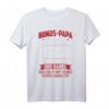 Herren Bonus Papa Vatertag T-Shirt - Retro Design mit Dankbarkeit für Vater, Sohn & Tochter, perfektes Geschenk für den besten Papa