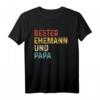 Bester Ehemann und Papa der Welt T-Shirt – Lustiges Geschenk zum Jahrestag, Geburtstag, Hochzeitstag & für besondere Anlässe
