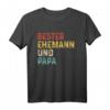 Bester Ehemann und Papa der Welt T-Shirt – Lustiges Geschenk zum Jahrestag, Geburtstag, Hochzeitstag & für besondere Anlässe